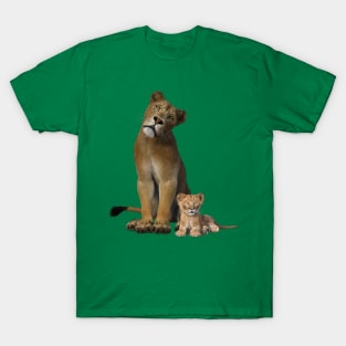 Mother lioness and cub T-Shirt